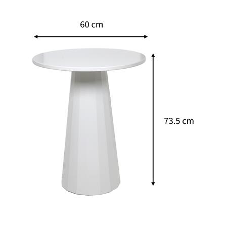 โต๊ะสนาม SPRING HEIDI 60 ซม. สีขาว_6