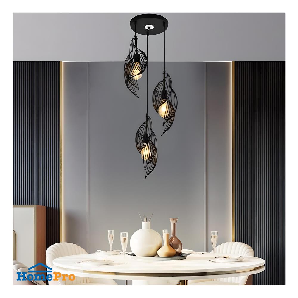 ไฟช่อ NEOLIGHT 501-3BK สีดำ 3 หัว