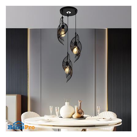 ไฟช่อ NEOLIGHT 501-3BK สีดำ 3 หัว_2