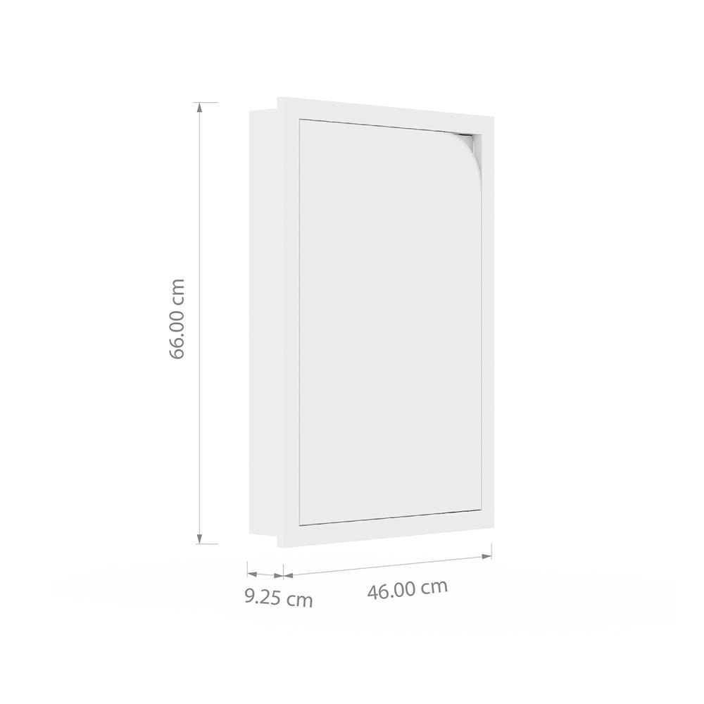 บานซิงค์เดี่ยวเปิดซ้าย KITZCHO CURVE 46x66 ซม. สี DIAMOND