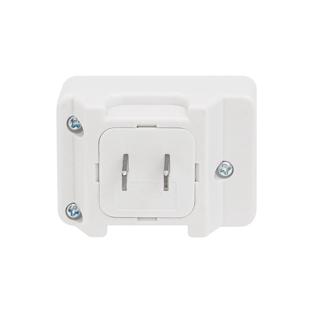 ปลั๊กแปลง 2 ขาแบน มีสวิตช์ ELECKTA ELS 10 แอมป์