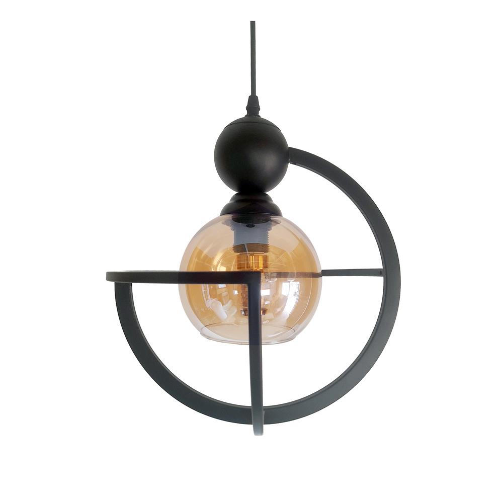 ไฟช่อ NEOLIGHT 502-1BK สีน้ำตาล/ดำ 1 หัว