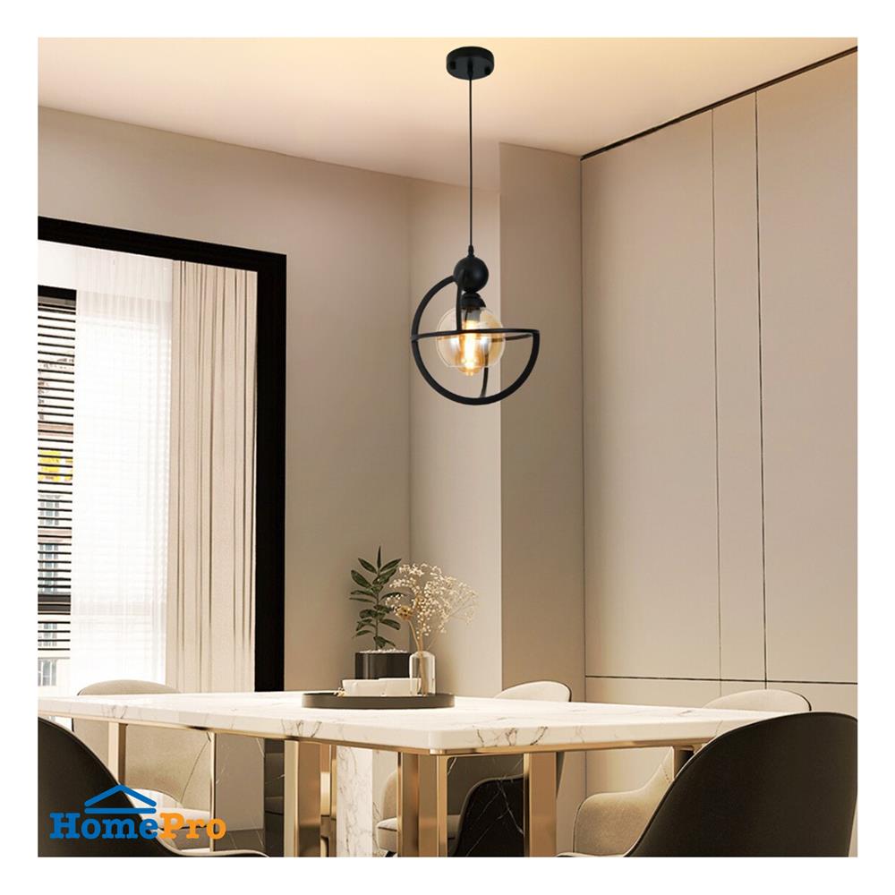 ไฟช่อ NEOLIGHT 502-1BK สีน้ำตาล/ดำ 1 หัว