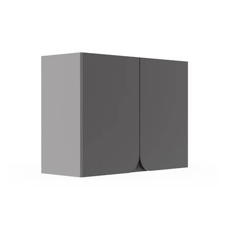 ตู้แขวนคู่ KITZCHO CURVE 80x60 ซม. สี GREY GRAPHITE_1