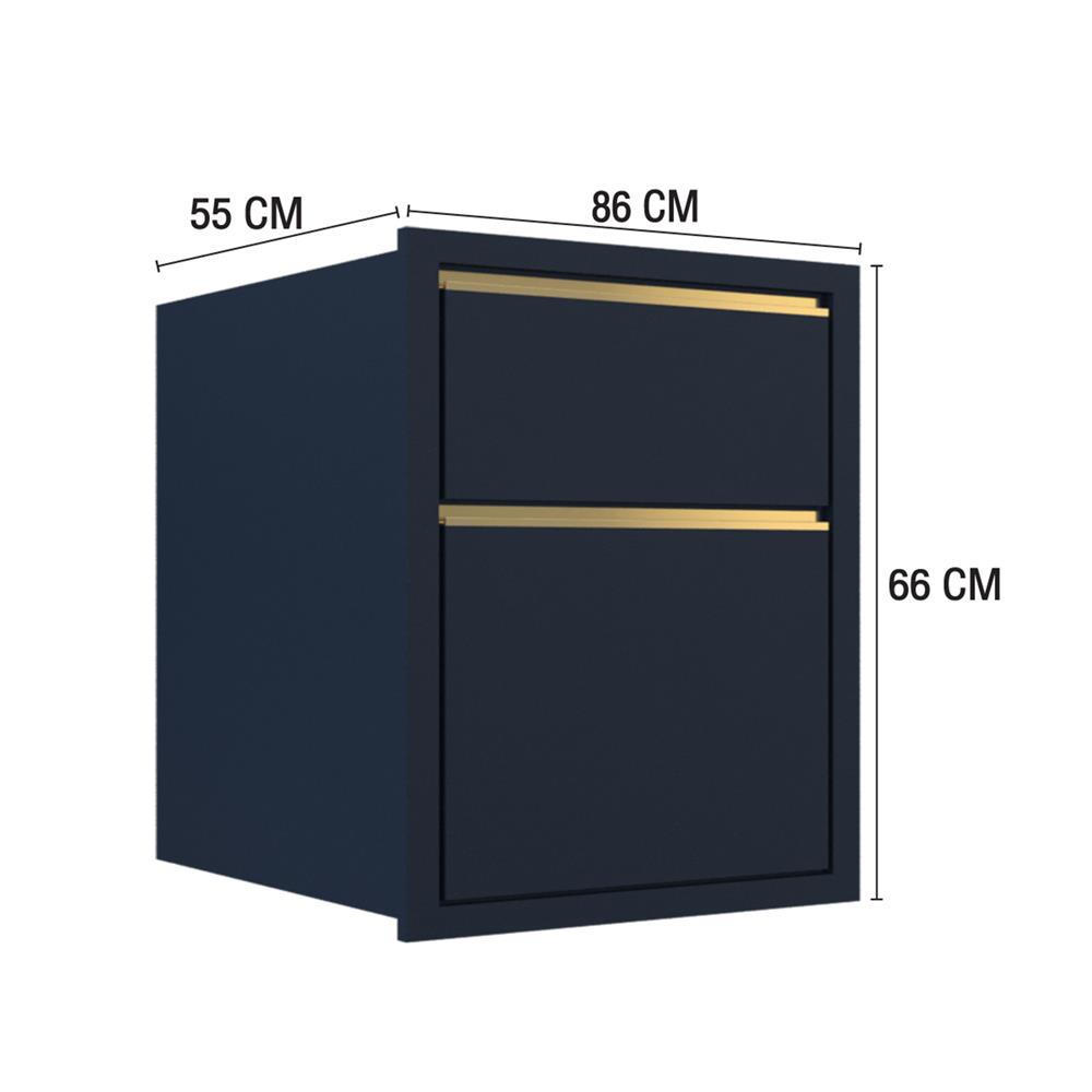 ตู้ลิ้นชัก MJ ETERNITY 86x66 ซม. สี PACIFIV BLUE V2