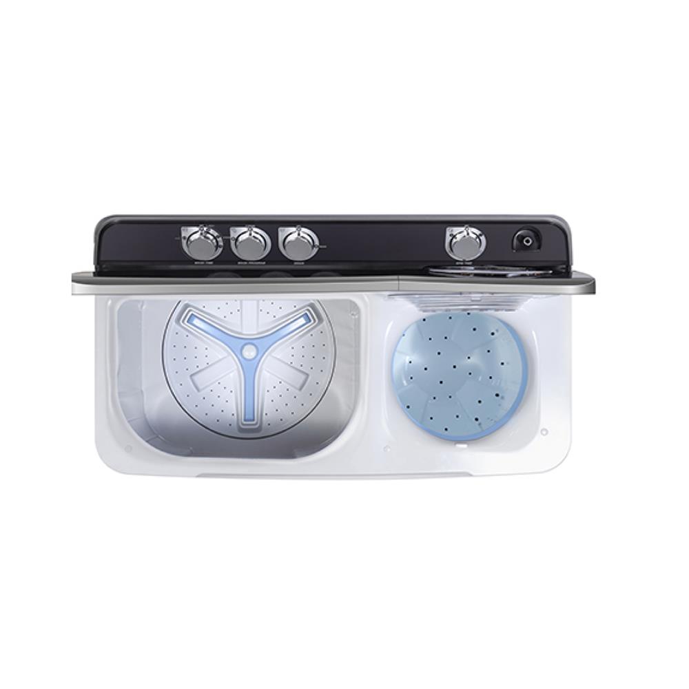 เครื่องซักผ้า 2 ถัง HAIER HWM-T180N2 18 กก. สีขาว-เทา