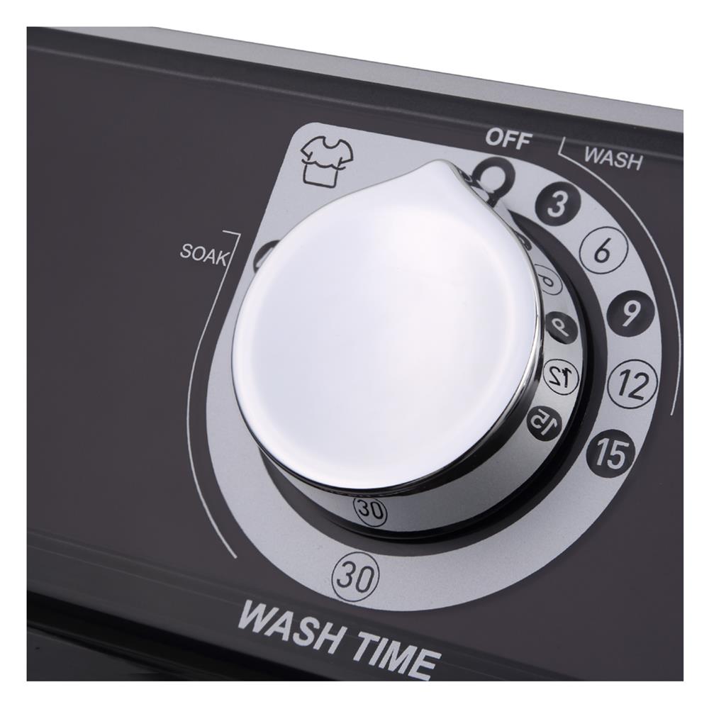 เครื่องซักผ้า 2 ถัง HAIER HWM-T180N2 18 กก. สีขาว-เทา