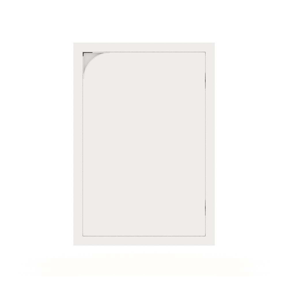 บานซิงค์เดี่ยวเปิดขวา KITZCHO CURVE 46x66 ซม. สี DIAMOND