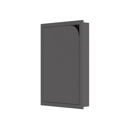 บานซิงค์เดี่ยวเปิดซ้าย KITZCHO CURVE 46x66 ซม. สี GREY GRAPHITE_1