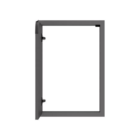 บานซิงค์เดี่ยวเปิดซ้าย KITZCHO CURVE 46x66 ซม. สี GREY GRAPHITE_3