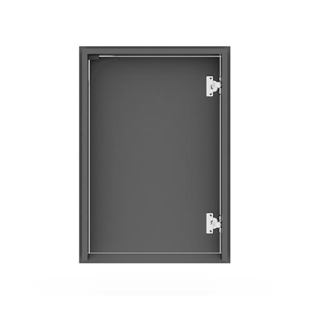 บานซิงค์เดี่ยวเปิดซ้าย KITZCHO CURVE 46x66 ซม. สี GREY GRAPHITE_4