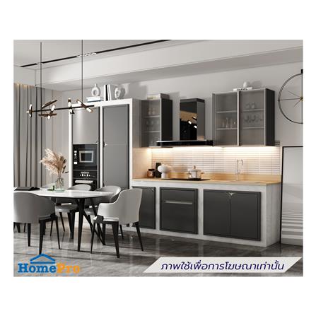 บานซิงค์เดี่ยวเปิดซ้าย KITZCHO CURVE 46x66 ซม. สี GREY GRAPHITE_5