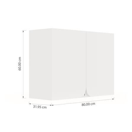 ตู้แขวนคู่ KITZCHO CURVE 80x60 ซม. สี  DIAMOND_5