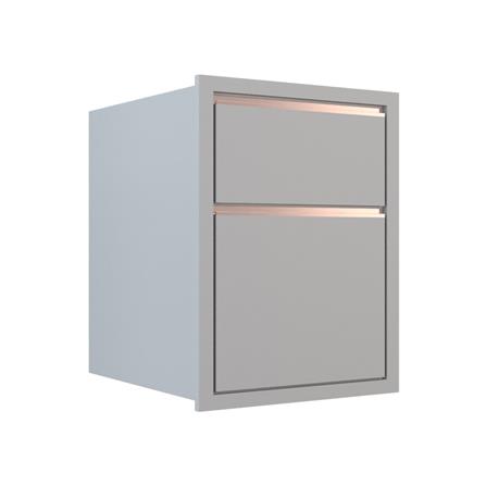 ตู้ลิ้นชัก MJ ETERNITY 66x66 ซม. สี ELEGANT GREY_1