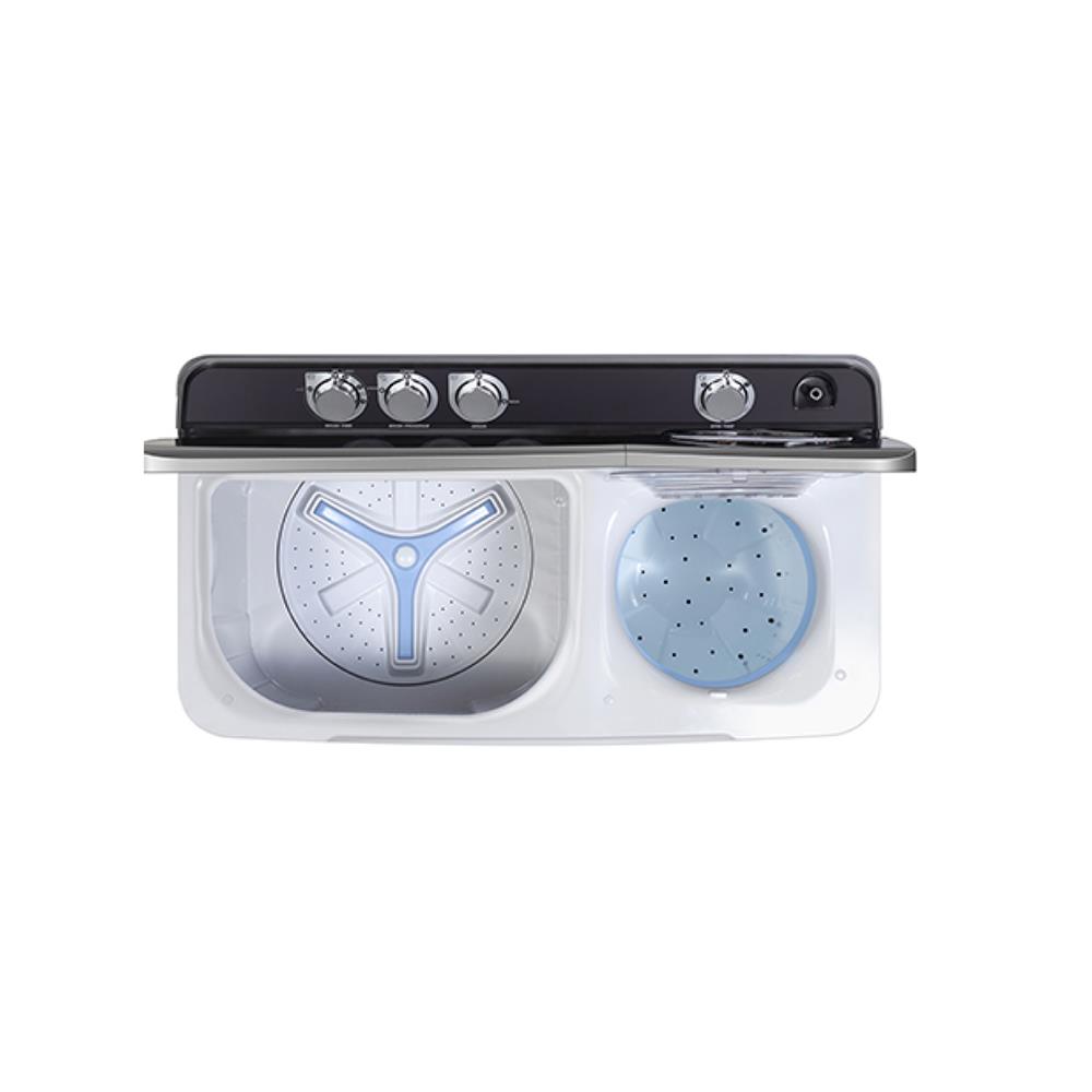 เครื่องซักผ้า 2 ถัง HAIER HWM-T160N2 16 กก. สีขาว-เทา