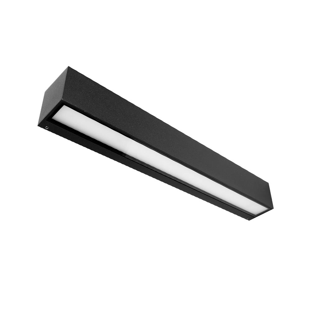 ไฟผนังภายนอก LED L&E 65-A0619 20 วัตต์ WARM WHITE สีดำ