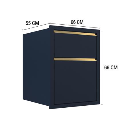 ตู้ลิ้นชัก MJ ETERNITY 66x66 ซม. สี PACIFIC BLUE V2_4