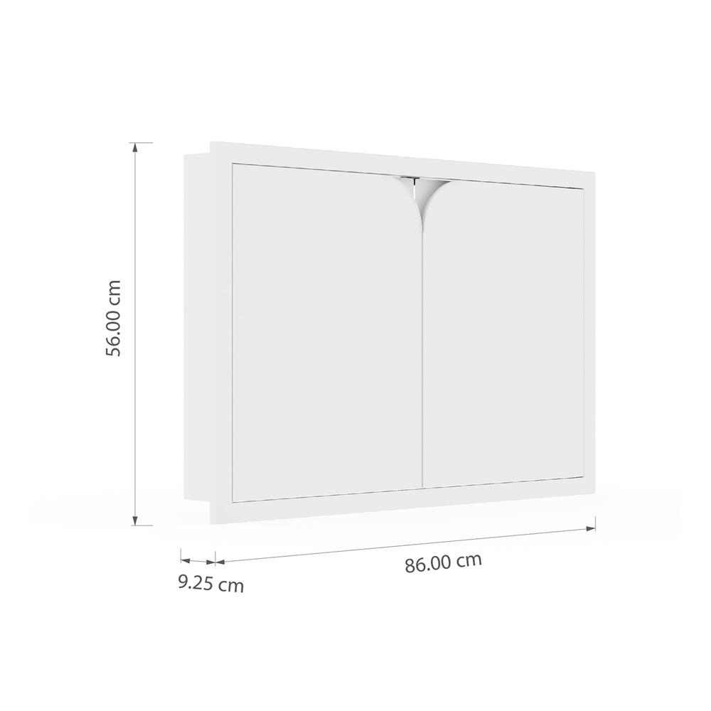 บานใต้เตา KITZCHO CURVE 86x56 ซม. สี DIAMOND