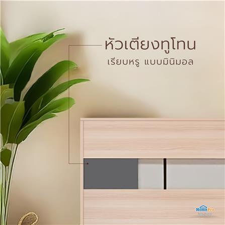 เตียง 5 ฟุต FURDINI BRICK สี PINEOAK_5