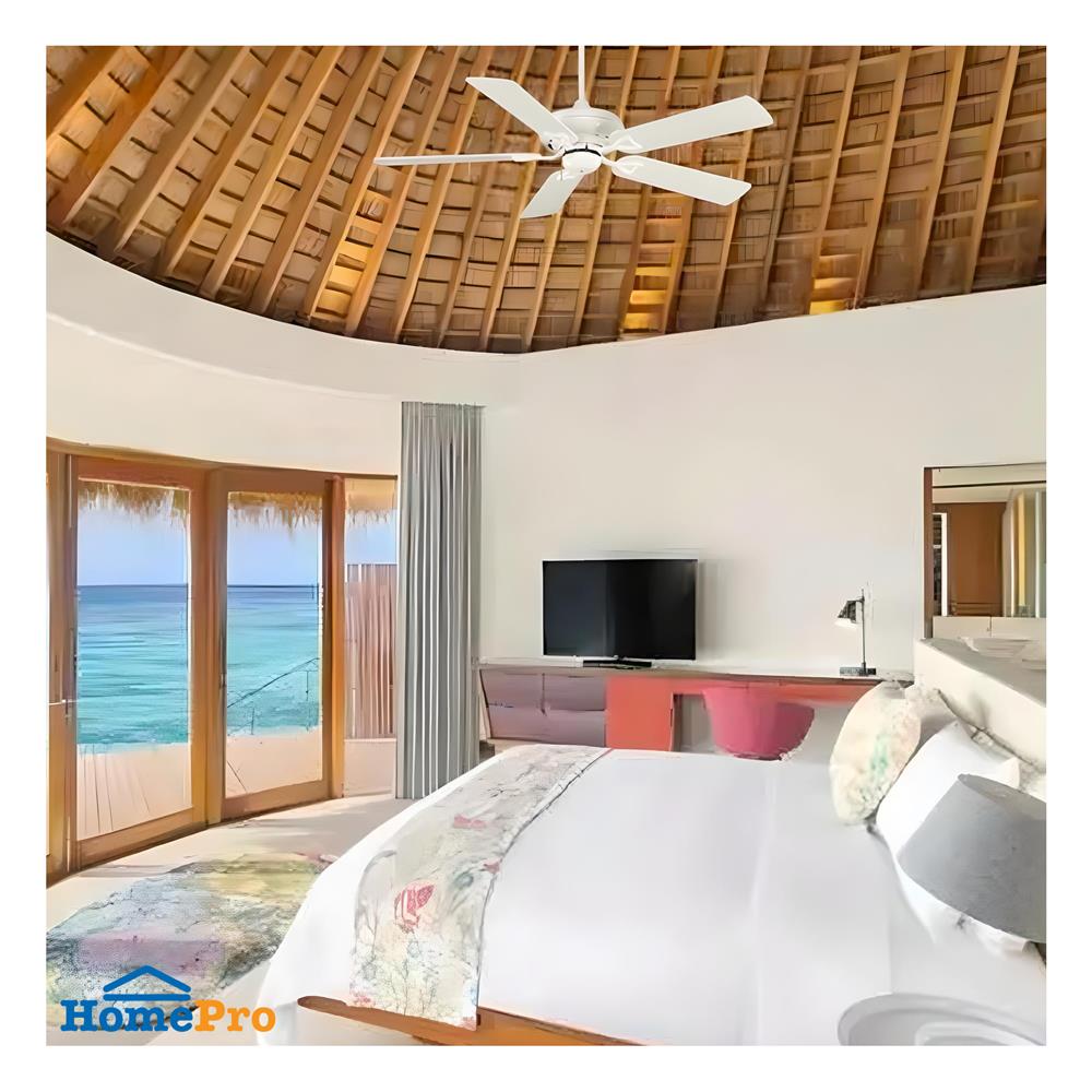 พัดลมไม่มีโคมไฟ MR.KEN 25-02076 52 นิ้ว สีขาว