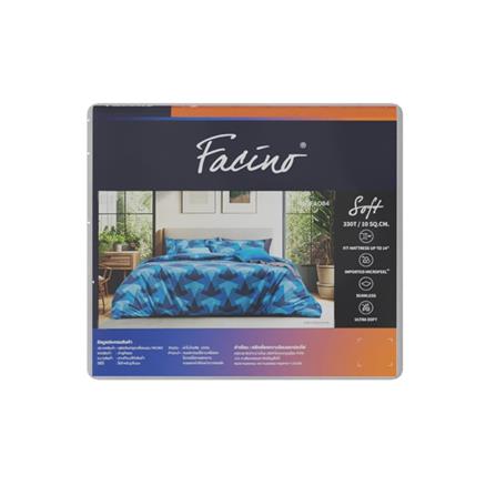 ชุดผ้าปูที่นอน 6 ฟุต (ชุด 5 ชิ้น) FACINO PRINT FA084_4