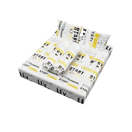 ชุดผ้าปูที่นอน 6 ฟุต (ชุด 5 ชิ้น) FACINO PRINT FA088_1