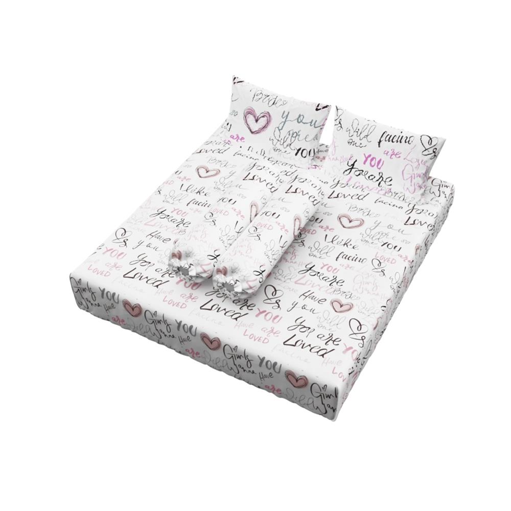 ชุดผ้าปูที่นอน 6 ฟุต (ชุด 5 ชิ้น) FACINO PRINT FA089