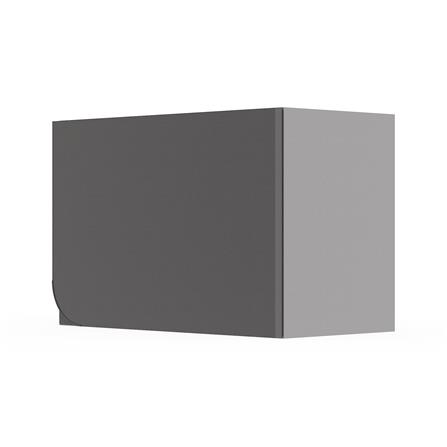 ตู้แขวนเดี่ยวเปิดขวา KITZCHO CURVE 60x40 ซม. สี GREY GRAPHITE_1