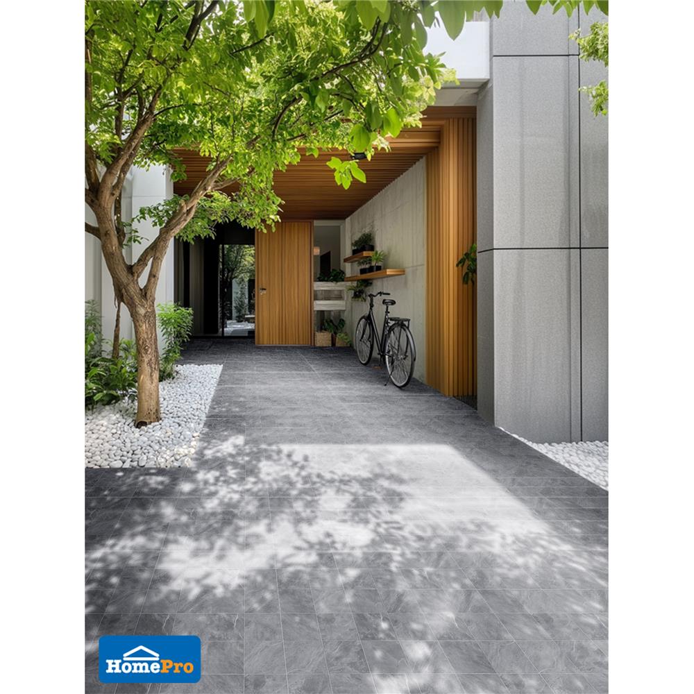 กระเบื้องพื้นพอร์ซเลน  16x16 นิ้ว COTTO แคนยอน สโตน สีเทา PM 0.96 ตร.ม.