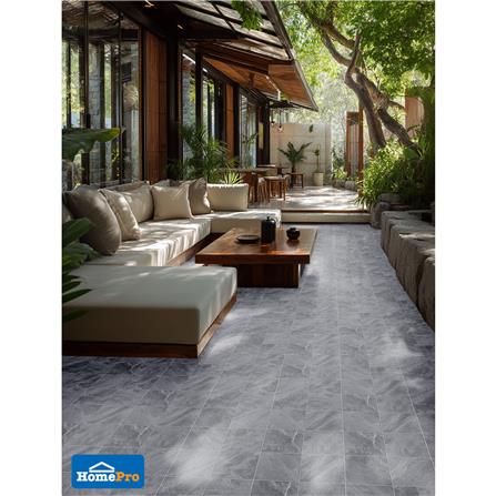 กระเบื้องพื้นพอร์ซเลน  16x16 นิ้ว COTTO แคนยอน สโตน สีเทา PM 0.96 ตร.ม._5