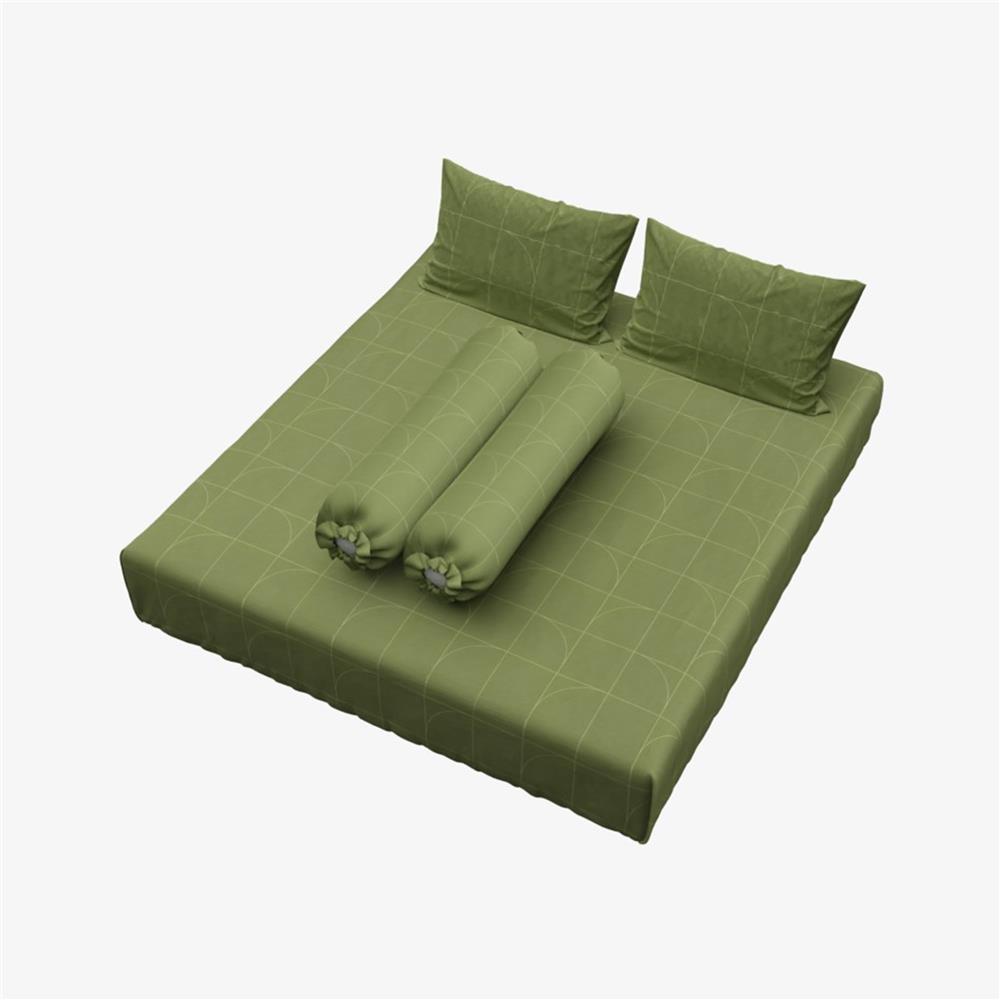 ชุดผ้าปูที่นอน 5 ฟุต (ชุด 5 ชิ้น) FACINO PRINT FA086