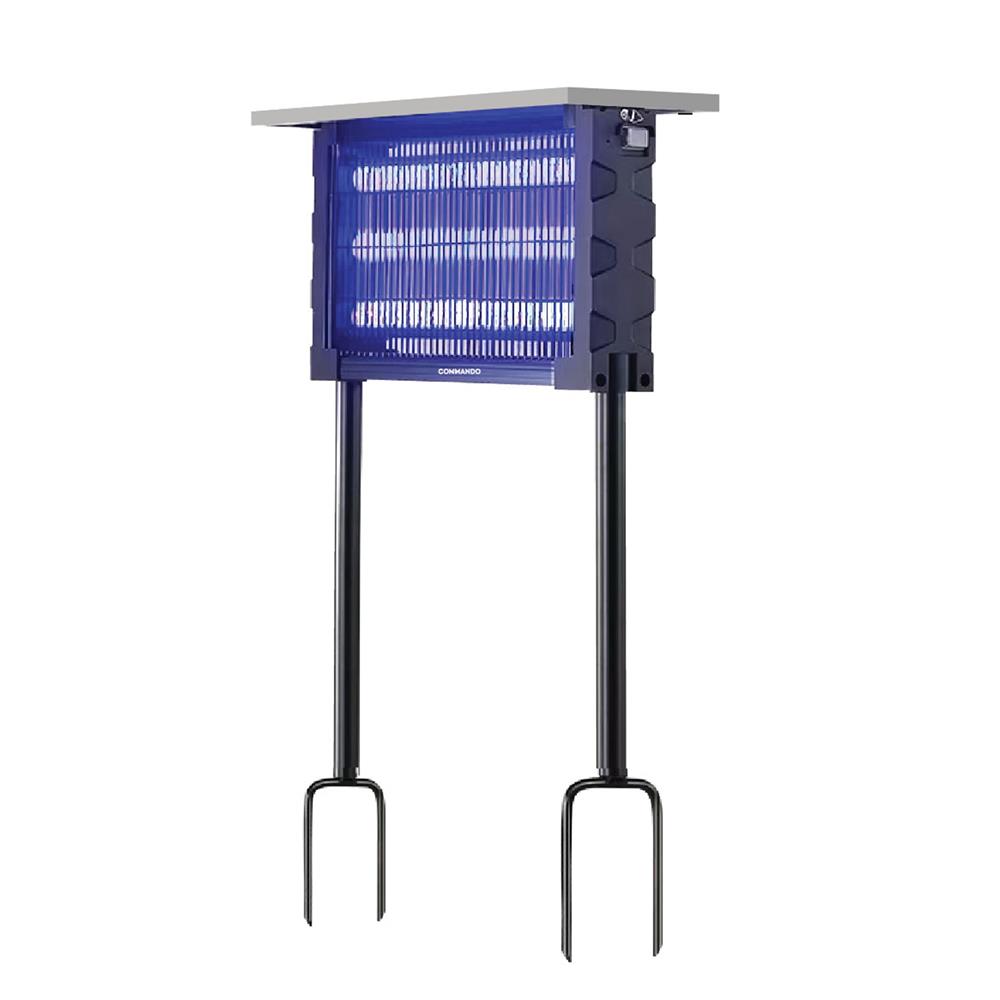 เครื่องช็อตยุงและแมลงโซล่าเซลล์ COMMANDO 10 วัตต์