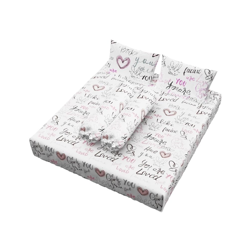 ชุดผ้าปูที่นอน 5 ฟุต (ชุด 5 ชิ้น) FACINO PRINT FA089