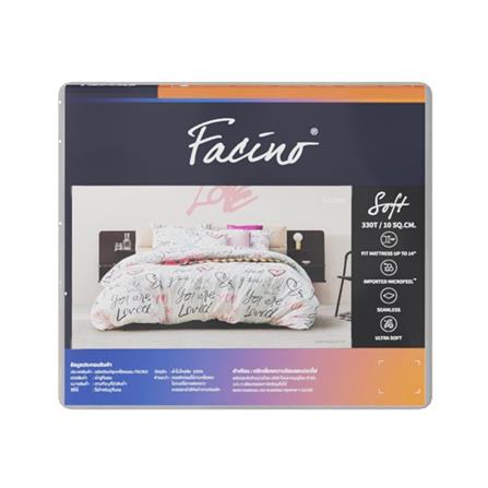ชุดผ้าปูที่นอน 5 ฟุต (ชุด 5 ชิ้น) FACINO PRINT FA089_4