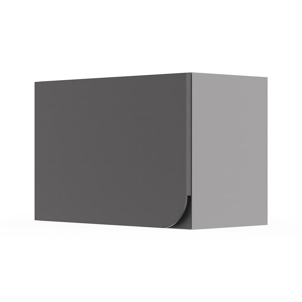 ตู้แขวนเดี่ยวซ้าย KITZCHO CURVE 60x40 ซม. สี GREY GRAPHITE