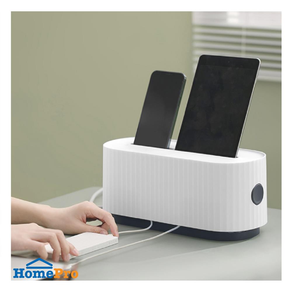 กล่องเก็บสายไฟ STACKO 33X14X14 ซม. สีขาว