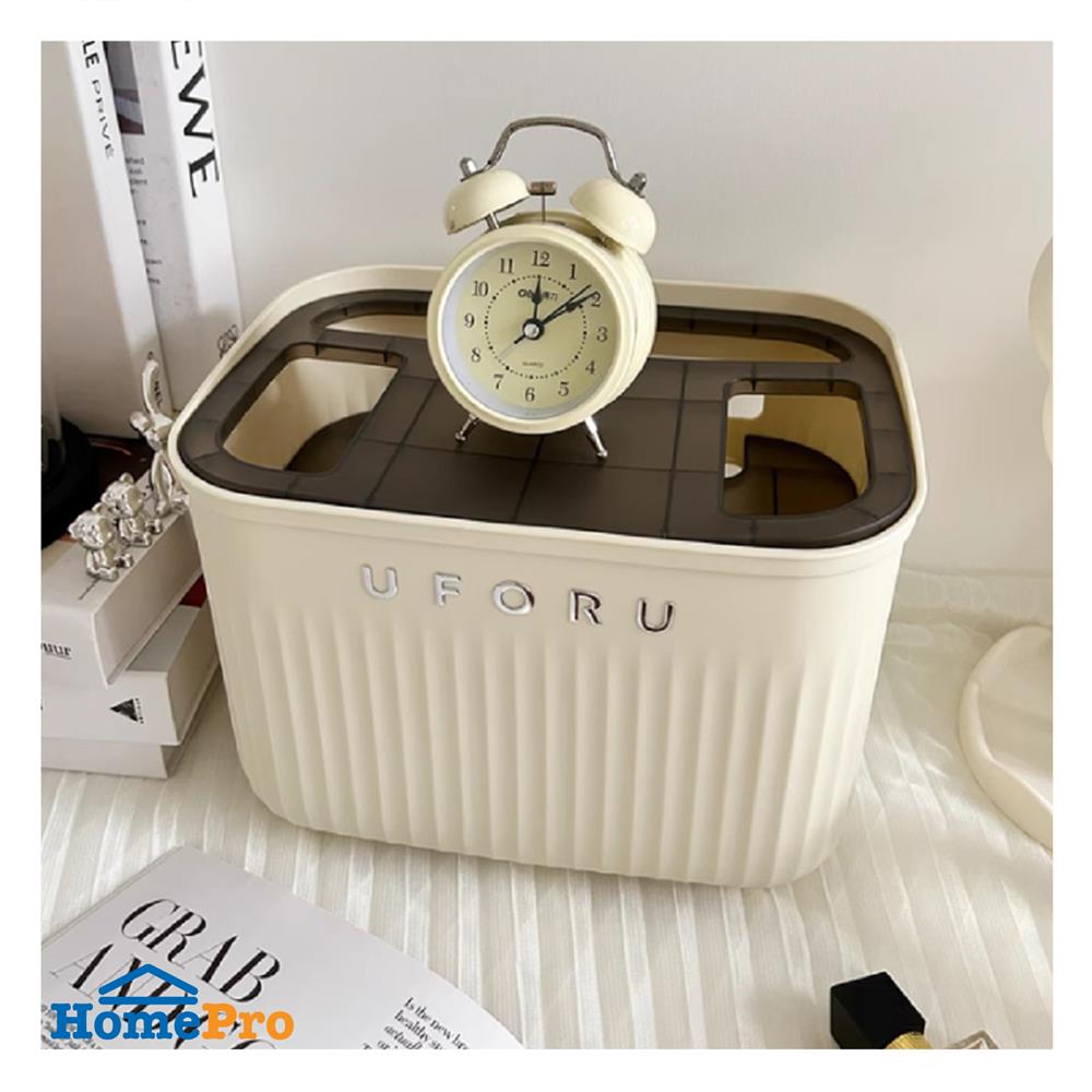 กล่องจัดเก็บเราเตอร์ WI-FI STACKO 20X28X20 ซม. สีครีม