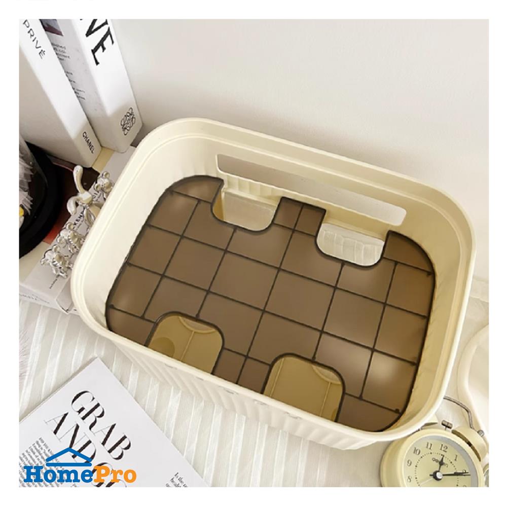 กล่องจัดเก็บเราเตอร์ WI-FI STACKO 20X28X20 ซม. สีครีม