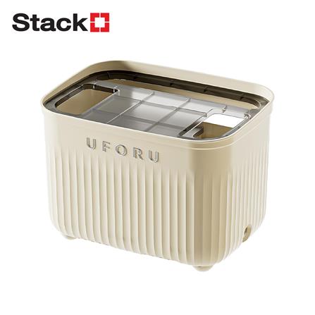 กล่องจัดเก็บเราเตอร์ WI-FI STACKO 20X28X20 ซม. สีครีม_0