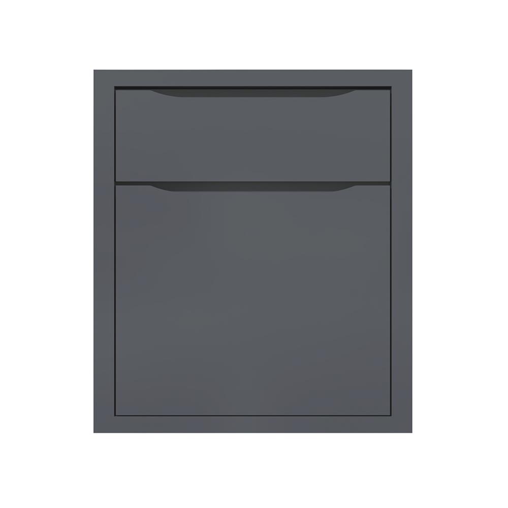 ตู้ลิ้นชัก MJ ECO 86x66 ซม. สี GREY GRAPHITE