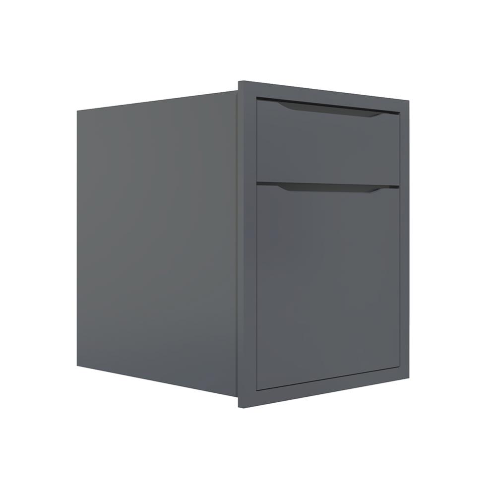 ตู้ลิ้นชัก MJ ECO 86x66 ซม. สี GREY GRAPHITE