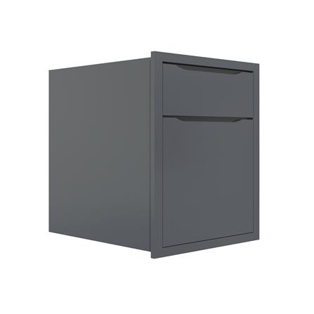 ตู้ลิ้นชัก MJ ECO 86x66 ซม. สี GREY GRAPHITE_1