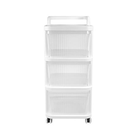 ตู้ลิ้นชัก 3 ชั้น STACKO DEW 38X30X67.5 ซม. สีใส_2