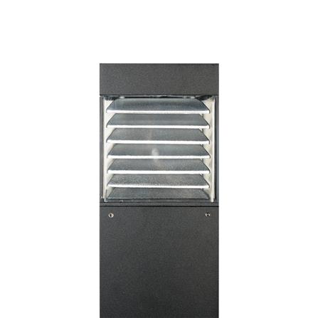 ไฟทางเดิน L&E 9K-01383 สีดำ/ใส/เงิน_1