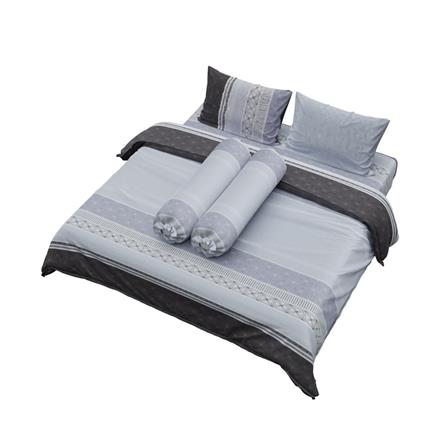 ชุดผ้าปูที่นอน 6 ฟุต (ชุด 6 ชิ้น) FACINO PRINT FA083_1