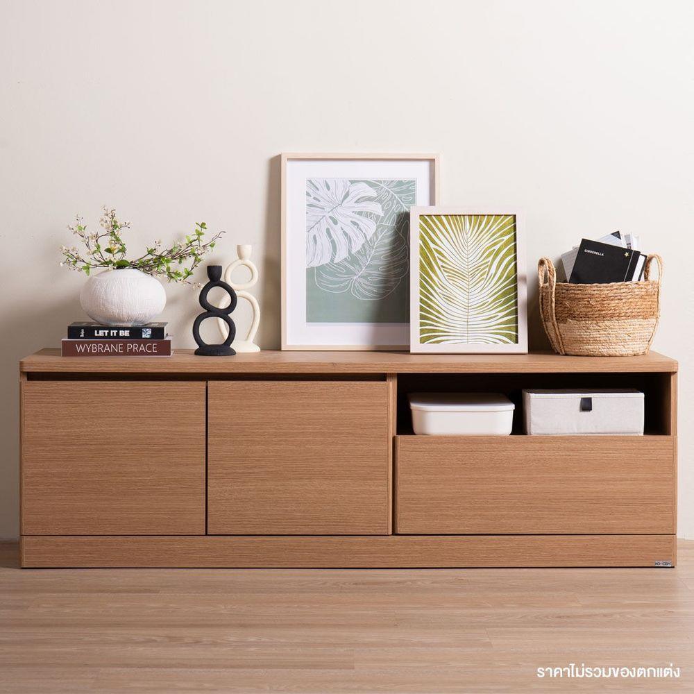 ตู้วางทีวี KONCEPT TIMBUR 19236154 120 ซม. สีโอ๊ค
