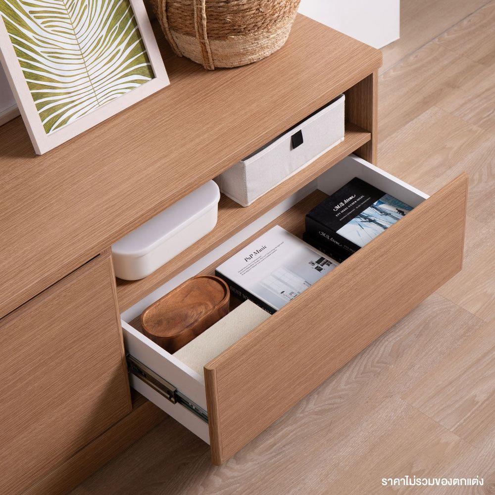 ตู้วางทีวี KONCEPT TIMBUR 19236154 120 ซม. สีโอ๊ค