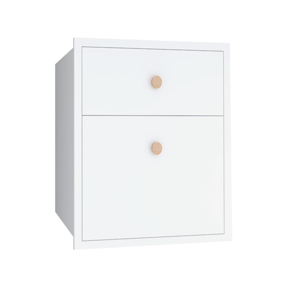 ตู้ลิ้นชัก MJ DOT 66x66 ซม. สี WHITE