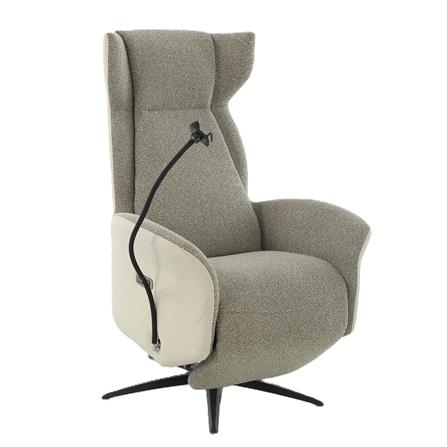 เก้าอี้ปรับนอนไฟฟ้า BENETTA DEVI สีน้ำตาล_2