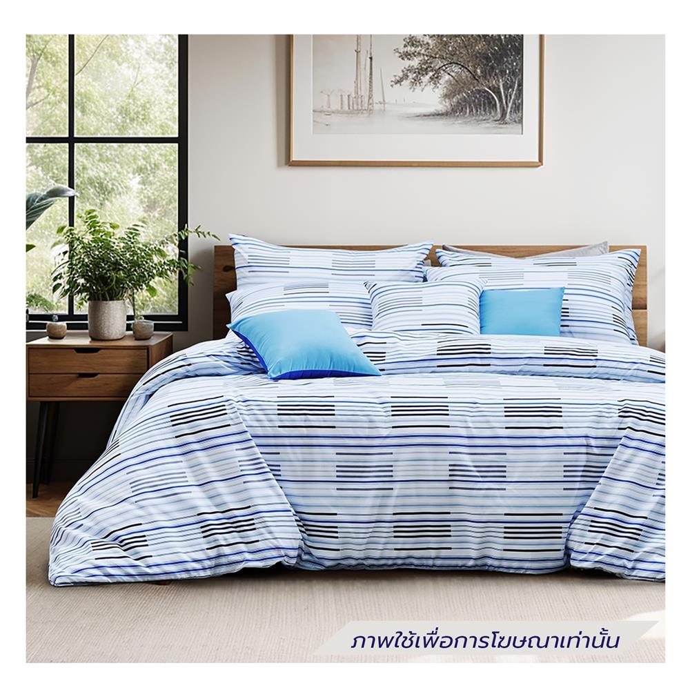 ชุดผ้าปูที่นอน 6 ฟุต (ชุด 6 ชิ้น) FACINO PRINT FA078